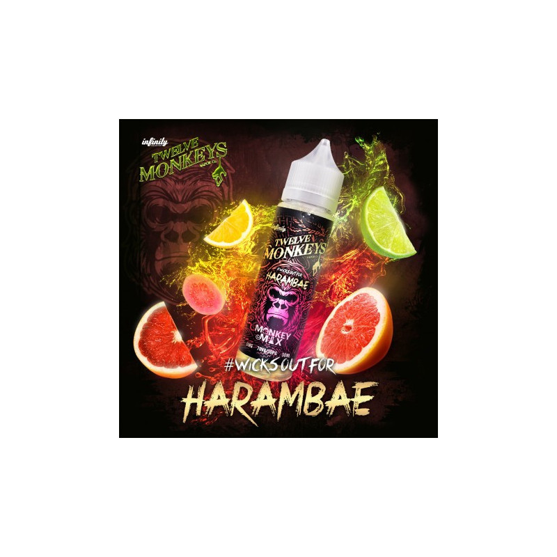 Liquide prêt-à-vaper Twelve Monkeys Vapors - Harambae - 50ml Liquide prêt-à-vaper Twelve Monkeys Vapors - Harambae - 50ml