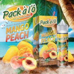 Liquide prêt-à-vaper Pack à l'Ô - Mango Peach - 50ml