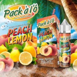 Liquide prêt-à-vaper Pack à l'Ô - Peach Lemon - 50ml