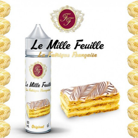 Liquide Prêt-à-Vaper La Fabrique Française - Le mille feuille - 50ml