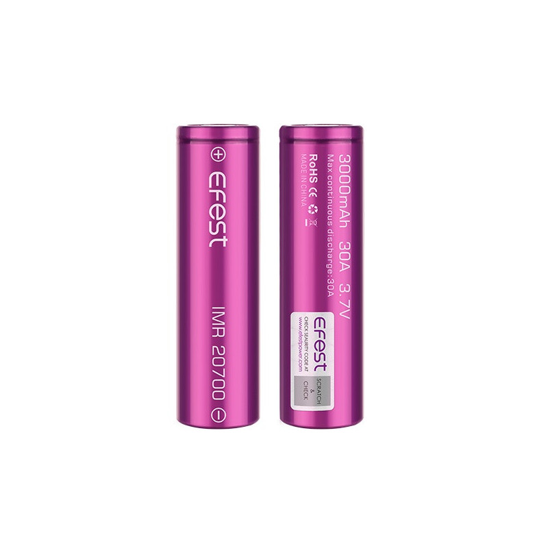 Accu 20700 Efest 3000mAh 30A Accu 20700 Efest 3000mAh 30A