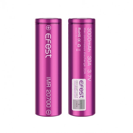 Accu 20700 Efest 3000mAh 30A