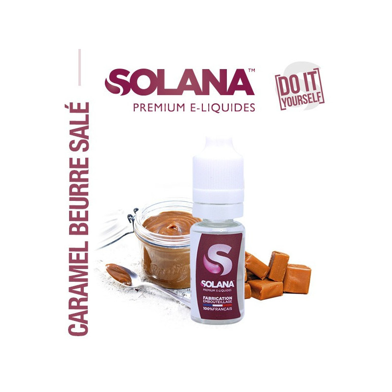 Concentré SOLANA - Caramel beurre salé - 10ml (DLUO 12-2023)