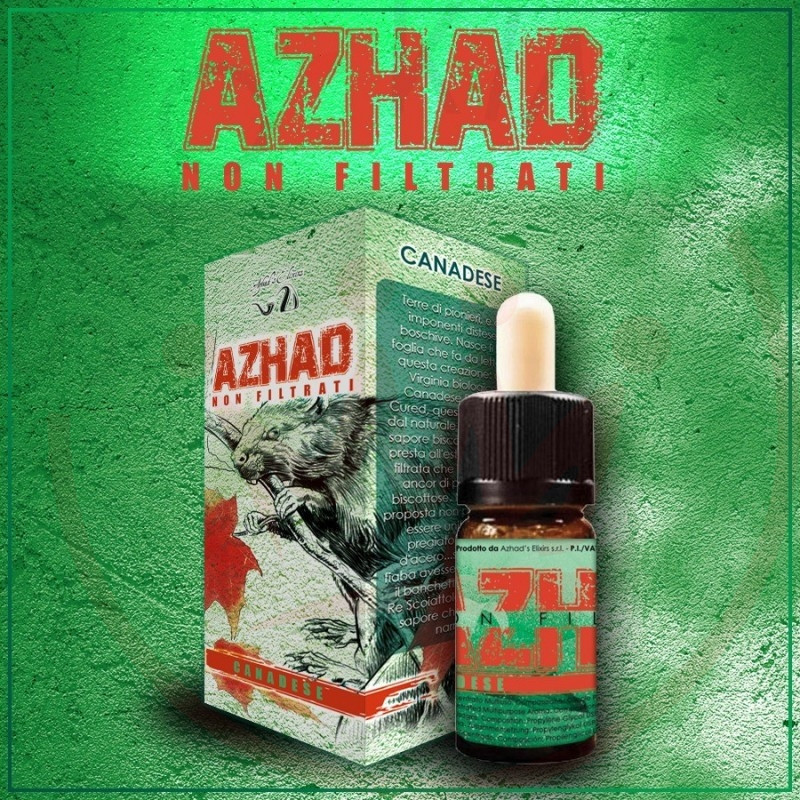 Concentré Azhad's Elixirs Non Filtrati - Canadese 10ml