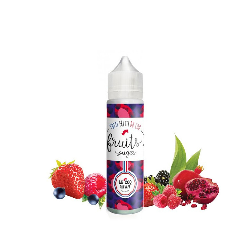 Liquide Fruits Rouges - Tutti frutti du coq - 50ml