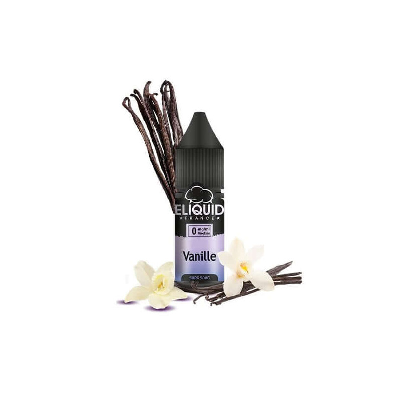 Liquide Eliquid France - Vanille - 10ml (DLUO 06-2023)