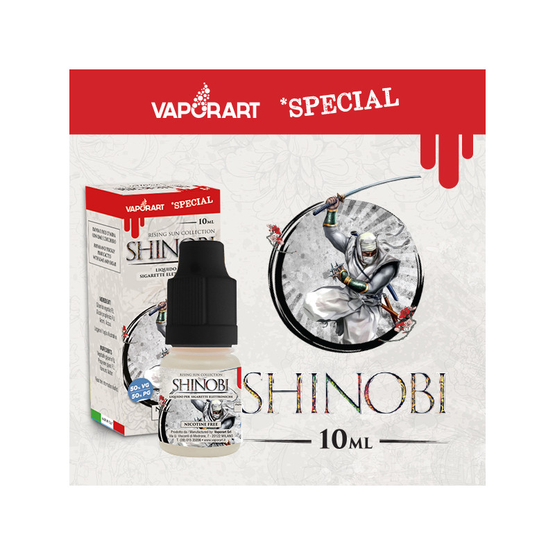 Liquide prêt-à-vaper Vaporart - Special Edition - Shinobi - 10ml