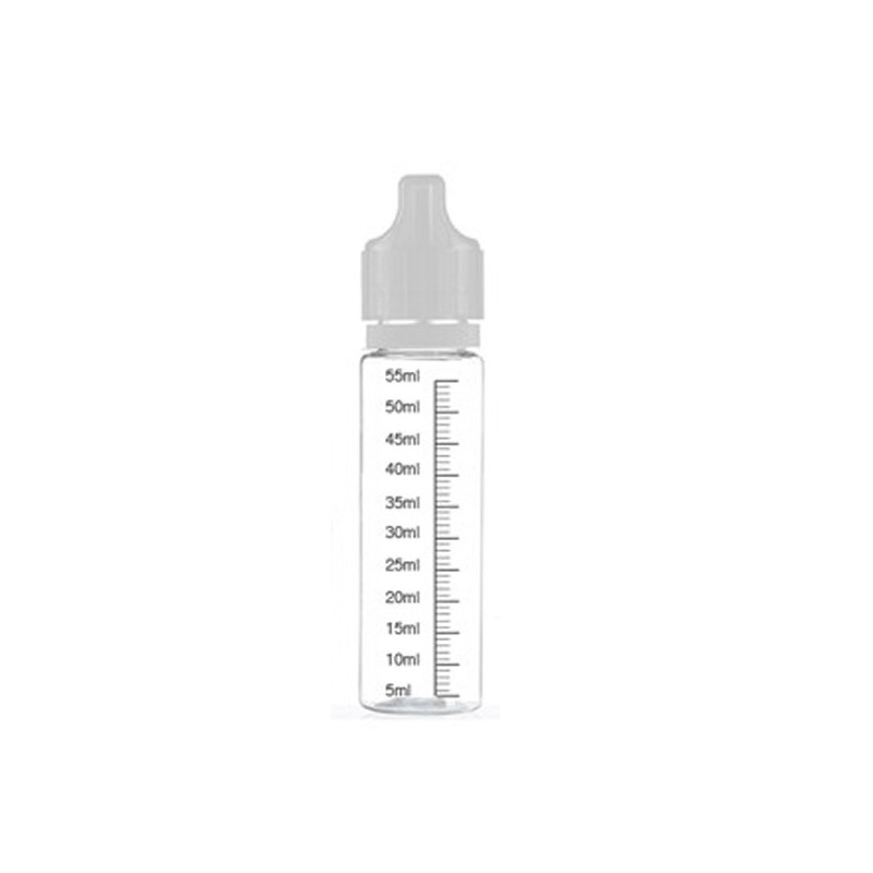 Flacon Chubby - plastique rigide gradué - 60ml Flacon Chubby - plastique rigide gradué - 60ml