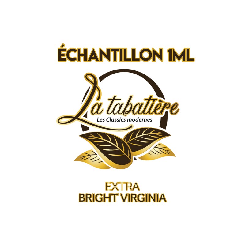 Echantillon 1ml Extra Bright Virginia La Tabatiere Echantillon 1ml Extra Bright Virginia La Tabatiere