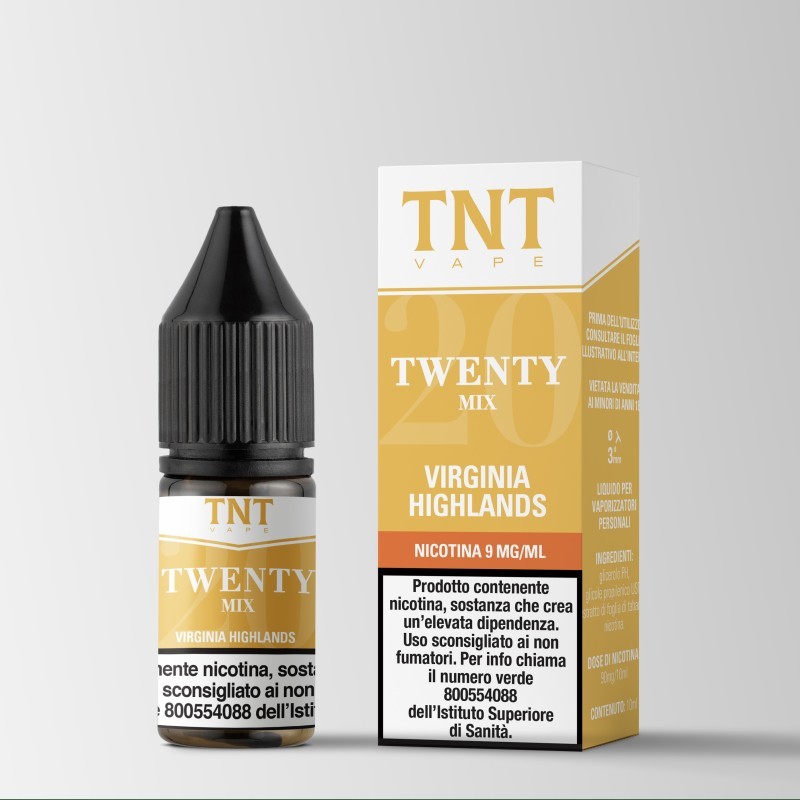 Liquide VIRGINIA HIGHLANDS - TNT VAPE - 10ml Liquide VIRGINIA HIGHLANDS - TNT VAPE - 10ml