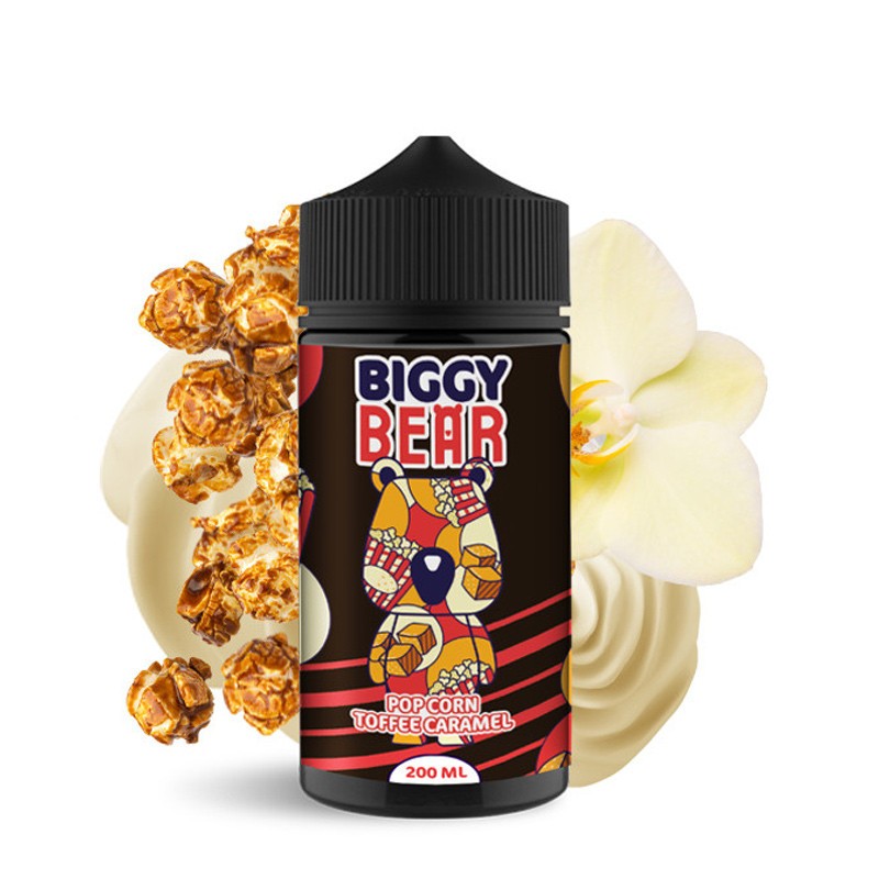 Liquide Pop Corn Toffee Caramel Biggy Bear 200ml Liquide Pop Corn Toffee Caramel Biggy Bear 200ml