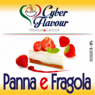 Concentré Cyber Flavour - fraise et crème montée 10ml