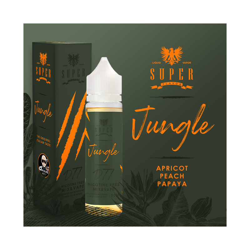 Liquide Prêt-à-Booster Super Flavor - Jungle  D77 - 50ml
