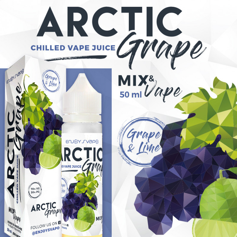Liquide prêt-à-booster EnjoySvapo - Arctic Grape - 50ml