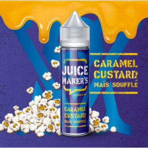 Liquide prêt-à-vaper Juice Maker's - Caramel Custard Maïs Soufflé - 50ml