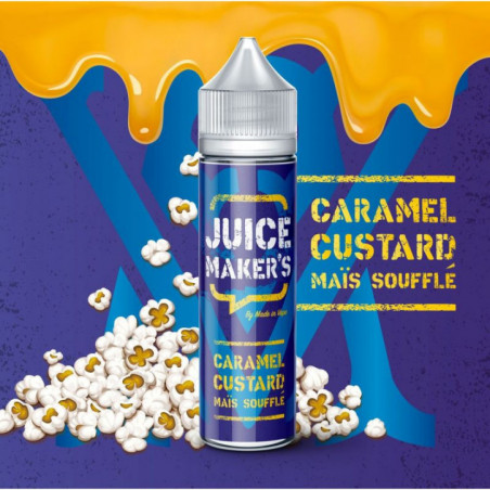 Liquide Juice Maker's - Caramel Custard Maïs Soufflé - 50ml