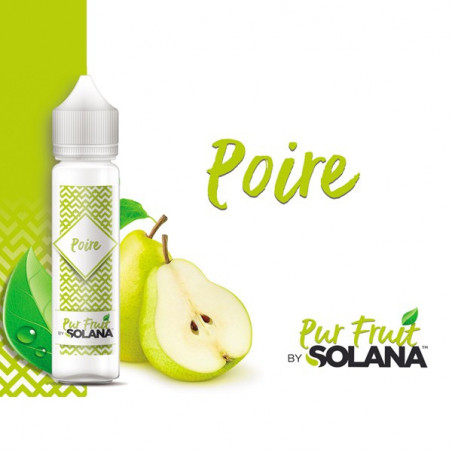 Liquide prêt-à-booster Pur Fruit by Solana - Poire - 50ml