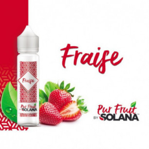 Liquide prêt-à-booster Pur Fruit by Solana - Fraise - 50ml