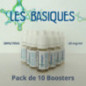 Lot de 10 boosters de nicotine Les Basiques 30PG/70VG -20mg/ml